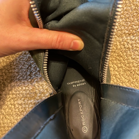 RARE…Rockport Adiprene by Adidas genuine leather green boots - Picture 12 of 12